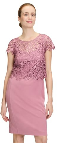 Vera Mont Damen Etuikleid mit Spitze