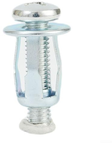 20 Stück Blütenblattmuttern Expansion Mutter Dünne Befestigungen Dübel mit Schrauben Montage für Hohlwand Eisen Haut Linie Verwendung in dünnen weichen Wänden (M5 x 25)