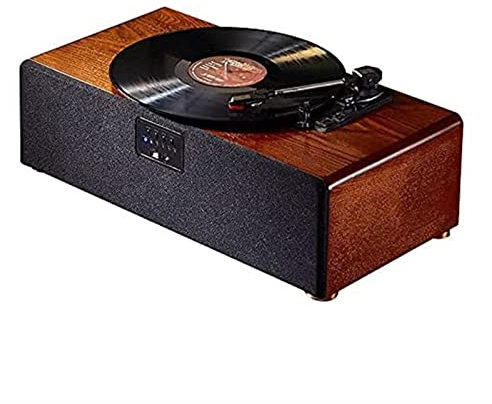 Platine vinyle Gramophone Platine vinyle Bluetooth Préampli phono intégré 2 vitesses Entraînement par courroie avec contrepoids réglable Cartouche magnétique Enregistrement vinyle via PC Platines