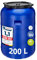 Garronda 200 Liter Weithalsfass BPA-frei Futtertonne Fass Universalfass Lebensmittel Fass Regenfass für Garten Regentonne mit Deckel Regenwassertonne für Garten Wassertonne GD-0093, Blau