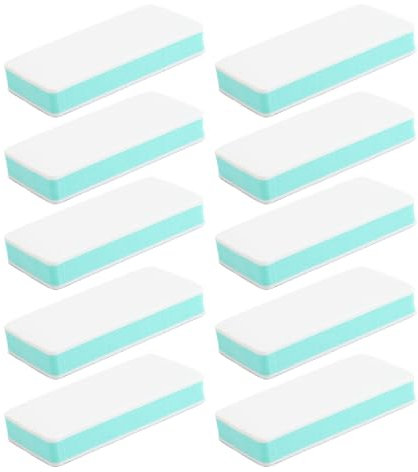 10 Pezzi di Spugna Abrasiva Bifacciale, Grana 1000 5000, Blocco per Levigatrice Manuale Multifunzionale, Lucidatura per Unghie Ultra Fine del Cinturino Dell'orologio per la