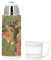 Thermosflasche aus Edelstahl mit integrierter Tasse – Toulouse Lautrec Moulin Rouge Impressionismus Malerei – 350 ml – Thermosflasche