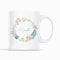 Taza Regalo Personalizada Inicial/Nombre Floral Flores cerámica regalos originales regalo Original (Nombre)