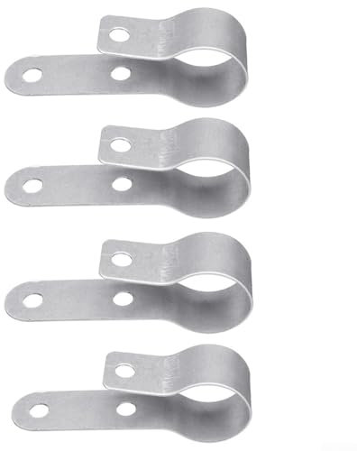 Serenophile Exhaust P Clip,2/4pcs 24mm-28mm Air Diesel Parking Heater P Clip Stainless Steel Clip Robust For Webasto For Eberspacher Heaters(4Pcs)