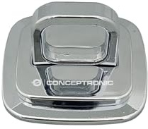 Conceptronic LBA01 Sicherheitsanker zur Schreibtischmontage, Verankerung, Silber, 1 Stück(e), Zink,