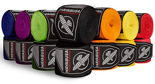 Hayabusa Boxbandagen mit Daumenschlaufe - Mexikanischer Stil 180 / 4 Meter Boxen Handwickel für Boxen, MMA, Kickboxen, Muay Thai und Kampfkunst (Lila)