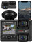 PRUVEEO Dash Cam, Front and Inside 1080P Dual FHD Dash Camera for Cars, Novatek Processor, Single-Channel 2160P, Infrared Night Vision, Built-in WiFi, 24H Parking Monitor Mode, 2 Inch LCD, 512 Gb Max