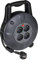 as - Schwabe Scatola cavi 10 m H05VV-F 3G1,5 con spina di protezione, 4 prese con contatto di protezione, 230 V/16 A, max. 3500 W, IP20, nero/grigio, 16086