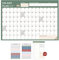 Großer 100-Tage-Planplaner, perfekter Plan/Zeit-Organizer für Studium, Prüfung, Diät, Fitnessplanung, bunt, täglicher Wandaufkleber-Kalender auf Kühlschrank, grün