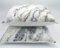 Lex's Linens Pack of 2 Opulence Premium Faux Fur Cushion Covers (Marble Wolf, 45 x 45 cm)