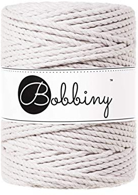Bobbiny XXL 5mm 3 Ply Macrame Cord (Moonlight) 100m
