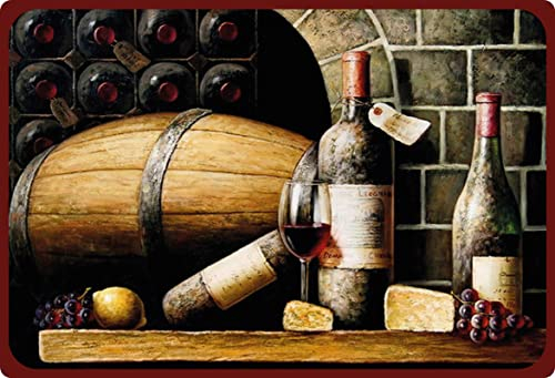 Metall Schild 20x30cm Weinkeller Weinfass Wein Sprüche Blechschild