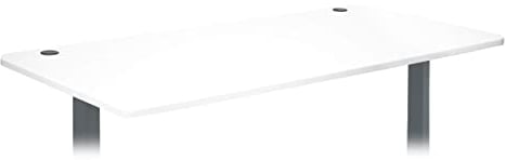 Mendler Tischplatte HWC-D40 für Schreibtische, Schreibtischplatte, 160x80cm MVG-Zertifiziert - weiß