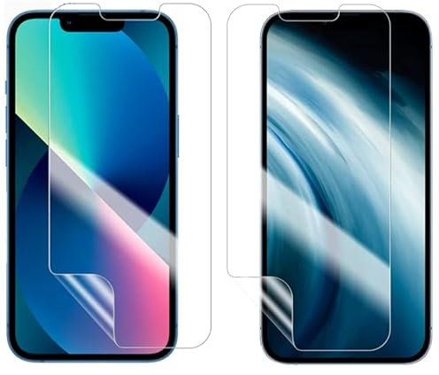 SILCOSTAR Plastic Screen Protector For Apple iPhone 14 Plus 6.7/ iPhone 13 Pro Max (6.7) -Ultra HD Clear LCD Screen Protector Guard Cover - 2 Pack