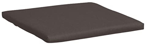 KETTtex EXKLUSIV Auflage Hocker Anthrazit I Barhocker Polster 48x48x4cm I KTH2 Sitzauflage weich & robust I atmungsaktive Stuhlauflage I UV-beständiges Sitzkissen
