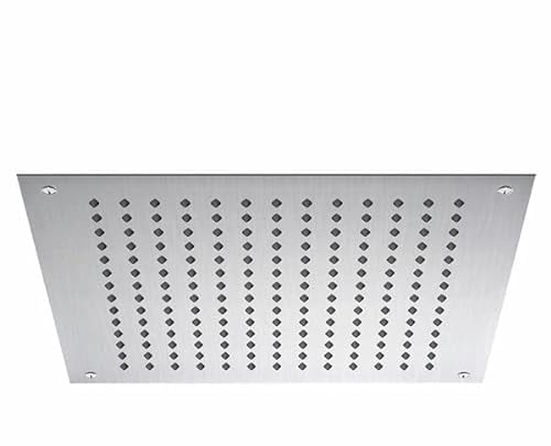Steinberg Relax Rain Kopfbrause, Deckeneinbau, Easy-Clean, 550x550mm, 39065, Farbe: Edelstahl gebürstet
