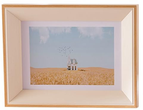 marysgift Bilderrahmen A4 Holz 8.3 x 11.7 in MDF Rahmen Holzrahmen Perfekt für Zimmer Deko (XK02001,A4)