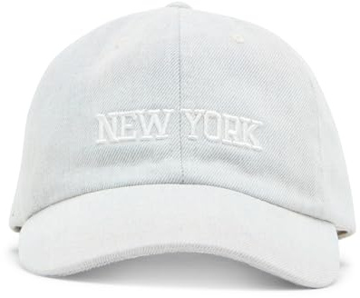 Steve Madden Damen Dodge Hat Baseballkappe, Light wash, Einheitsgröße