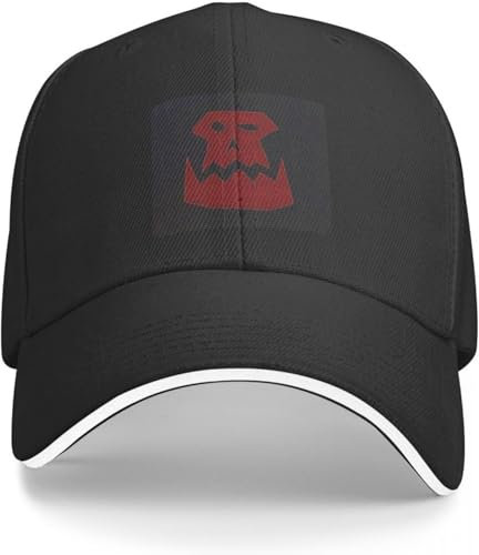 Baseballkappe Snapback Sonnenhut Ork Skull Glyph Red Baseball Cap Wild Ball Hut Hüte Damen Strand Outlet Herren Hip Hop Geburtstagsgeschenk