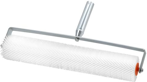 QWORK® Rouleau débulleur 50 cm avec protection anti-éclaboussures, longueur de pointe de 21 mm, pour éliminer les bulles et pour les surfaces lisses