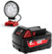 Batterie de rechange 18 V 6000 mAh pour Milwaukee M18 + lampe de travail M18 M18B 48-11-1840 48-11-1828 48-11-1820 48-11-1815 48-11-1850