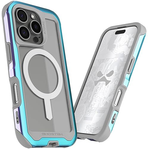 Ghostek iPhone 16 Pro Case Atomic Slim MagSafe Compatible Military Protection Scratch Resistant Back Prismatic