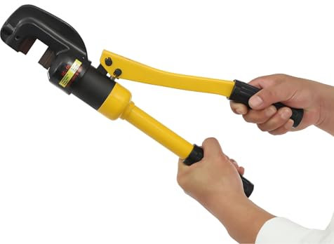 8T Hydraulischer Bolzenschneider, Stahlschneider Handschneider Schneider, Industrieller Hydraulischer Bewehrungsschneider, Tragbarer Schneidbolzen für Schneiden, 4-16mm