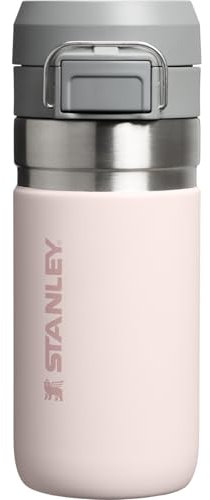 Stanley Quick-Flip - Botella de agua de 0,47 L, cuarzo rosa, OS