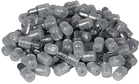 Gedotec Glasbodenträger Fachbodenträger Strong | Bohr-Ø 5 mm | Regal-Bodenträger für Glas-Tablare | Regal-Halterung zum Einstecken | Regalträger Stahl verzinkt | 100 Stück - Regal-Stifte für Glasböden