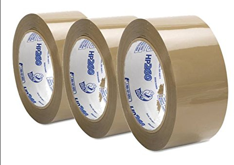 Ente Marke HP260 Tan Verpackung Tape (Hochleistungs-3,1 Mil), 1.88-inch X 60 Yards, # 299009–3 Rollen