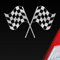 Hellweg Druckerei Sieger Fahne Gewinner Ziel Racing Auto Aufkleber Sticker Heckscheibenaufkleber