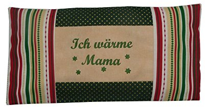 Kirschkernkissen personalisiert mit ihrem eigenem Text (bis 5 Wörter) oder ihrem Namen in 4 verschiedenen Stoffvarianten