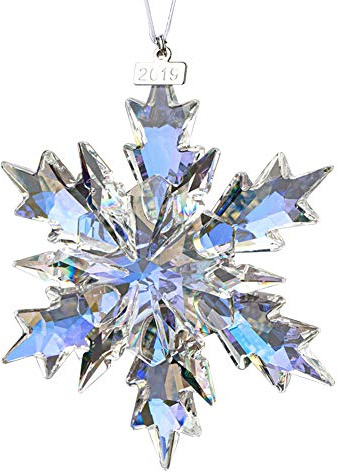 XIANGBAN 2019 Schnee- und Eiselfen-Anhänger, Kristall-Weihnachtsschmuck (mehrfarbig)