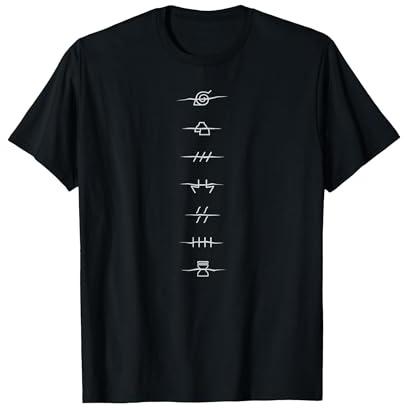 Naruto Shippuden Front Back Anti-Village Anime T-Shirt