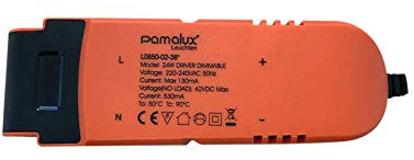 Pamalux LED Driver Trafo DC max. 40V 530mA Phasen- /abschnittsdimmbar