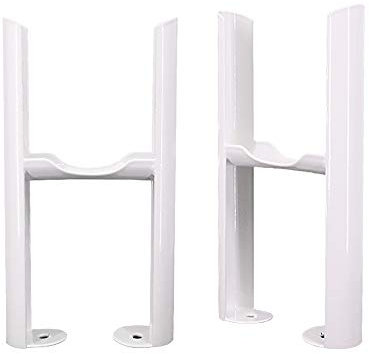 Warmehaus Traditional Radiator 3 Column White Floor Mounting Legs 2PC/Set
