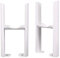 Warmehaus Traditional Radiator 3 Column White Floor Mounting Legs 2PC/Set