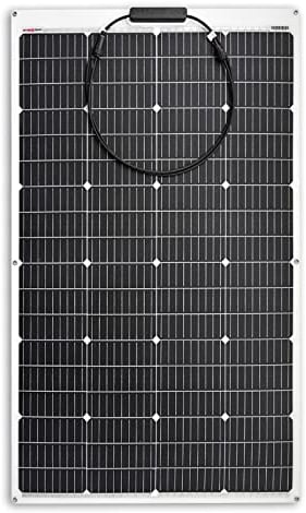 Enjoy Solar ETFE Marine 150W 12V Semi-Flexible Solar Panel Módulo Fotovoltaico, PERC 166 * 166mm células solares con 9 barras colectoras, ideal para autocaravana, yate y barco.