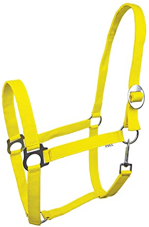 York Halfter Lita Pferdehalfter (Full, Gelb)