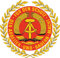 U24 Aufkleber DDR NVA Wappen 10 x 10 cm Autoaufkleber Sticker Konturschnitt