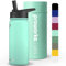 Proworks Gen 2 Insulated Water Bottles With Straw Lid, 1 Litre Stainless Steel Water Bottle, 24 Hours Cold, 12 Hours Hot Drinks, Metal Leakproof Flask For Gym, Travel - Eggshell Blue