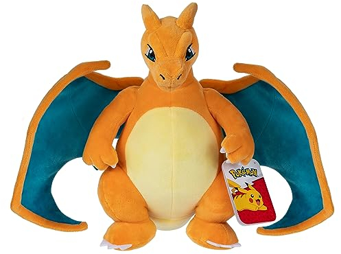 Pokémon PKW3723-30 cm Plüsch - Glurak, offizielles Plüsch