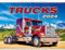 KALPA Truck Kalender 2024 (45 x 31,5 cm): Monatlicher Poster-Kalender mit 12 Monatsseiten im Querformat. Reiseführer-Wandkalender für Automobil-Enthusiasten.