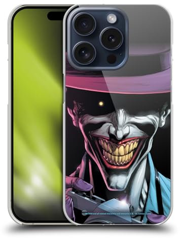 Head Case Designs Officially Licensed Batman DC Comics The Comedian Three Jokers Hard Back Case Compatible With Apple iPhone 15 Pro