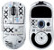 Mouse Grip Tape Non-Slip, Sweat Resistant, Self-Adhesive Design, Professional Pre-Cut Mouse Skin Upgrade Kit, Compatible with Logitech G PRO X Superlight Gaming Mouse (White)