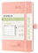 POPRUN Kalender 2025 Monatsplaner A6 (Jul.2024 - Dez.2025) - 18 Monate Monatskalender Softcover 16 x 10,5 cm - 1 Monat 4 Seiten, mit PU-Leder, 100 GSM Papier - Rosa
