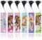 Lymshine Diamond Painting Lesezeichen Pferd - 6 Stück Lesezeichen Diamond Painting Kinder Geschenke 5D Diamant Painting Bookmark Mädchen Jungen