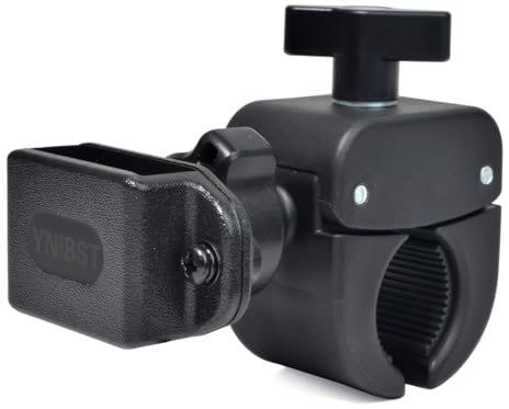 YNIBST Handheld Radio Mount for Bicycle/Motorcycle Handlebar, Adjustable Anti Slip Clip and Ball Head