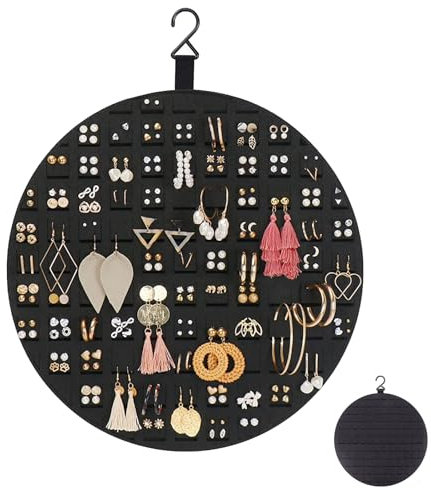 Porta Orecchini Organizzatore, Porta Orecchini Organizer da Appendere, Organizzatore per Orecchini, Organizzatore di Gioielli da Parete, Organizzatori da Gioielli D'attaccatura, per Ragazze e Donne