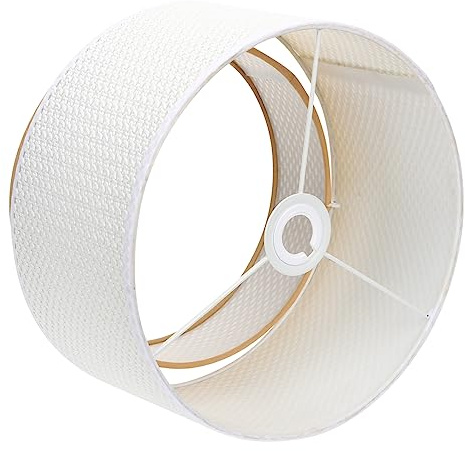 KITANDOVE Eleganter 2-stufiger Trommel-lampenschirm Stoff-lampenschirm Für Deckenlampe Stehlampe Passend Für Kronleuchter